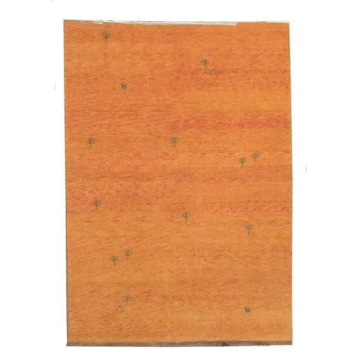 One Of The Kind Indian Hand-Knotted Gabbeh Rug 7'9" X 5'6"